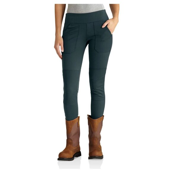 Carhartt Pants - Carhartt *Force* Utility Knit Legging | Ink Green | XS Short (0/2) | Mid-Rise